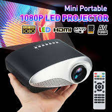 1080p Mini Projector Multimedia LED Projector