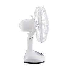 30CM SOLAR FAN...RECHARGEABLE INTERNAL BATTERY...AC/DC INPUT...2 LED BULBS & BUILT IN NIGHT LIGHT