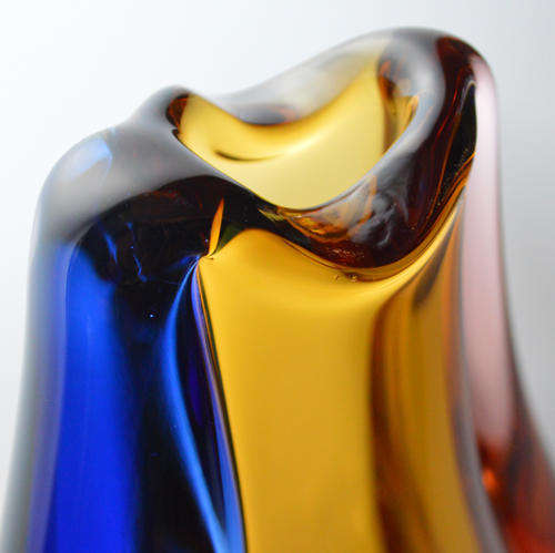 * AN ICON OF CZECH ART GLASS, A MOST ELEGANT VASE DESIGNED BY HANA MACHOVSKA FOR MSTISOV IN 1960