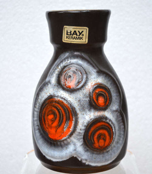 * SENSATIONAL & HIGHLY COLLECTABLE RETRO 'FAT LAVA' GERMAN ART POTTERY / ART CERAMICS FROM THE 1970s