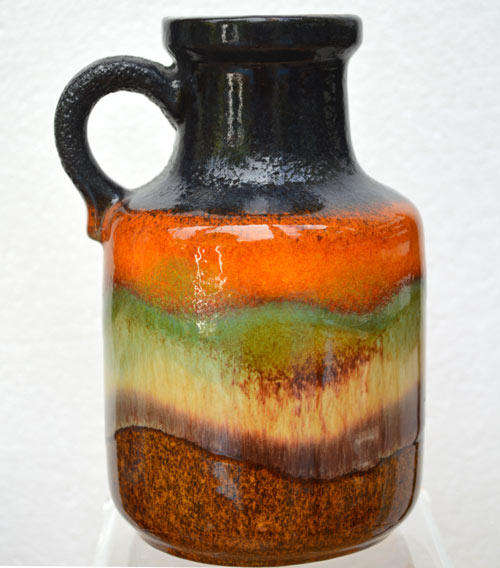 * SENSATIONAL & HIGHLY COLLECTABLE RETRO 'FAT LAVA' GERMAN ART POTTERY / ART CERAMICS FROM THE 1970s