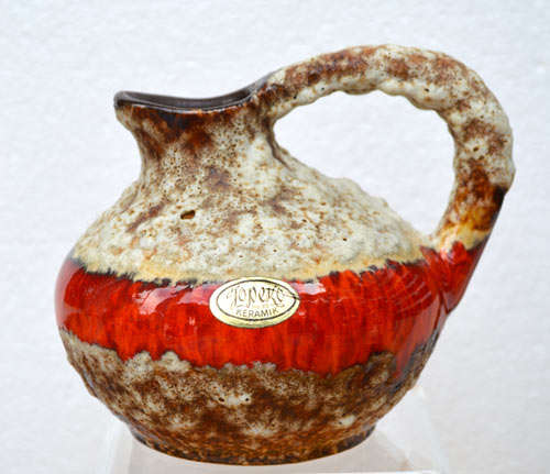 * SENSATIONAL & HIGHLY COLLECTABLE RETRO 'FAT LAVA' GERMAN ART POTTERY / ART CERAMICS FROM THE 1970s