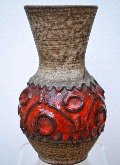 * SENSATIONAL & HIGHLY COLLECTABLE RETRO 'FAT LAVA' GERMAN ART POTTERY / ART CERAMICS FROM THE 1970s