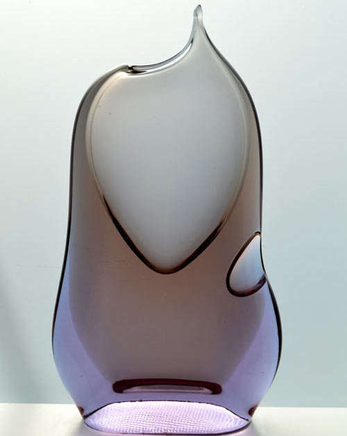 * MOST ELEGANT & MOUTHWATERINGLY BEAUTIFUL CZECH ART GLASS VASE, DESIGNED BY JOSEF CVRCEK