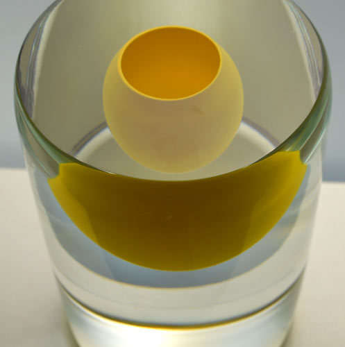 Magnificent very rare sculptural vase by Frantisek Vizner (1936-2011): A unique collector's item