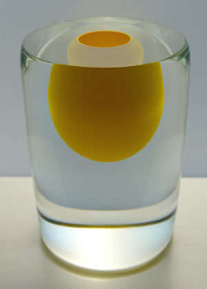 Magnificent very rare sculptural vase by Frantisek Vizner (1936-2011): A unique collector's item