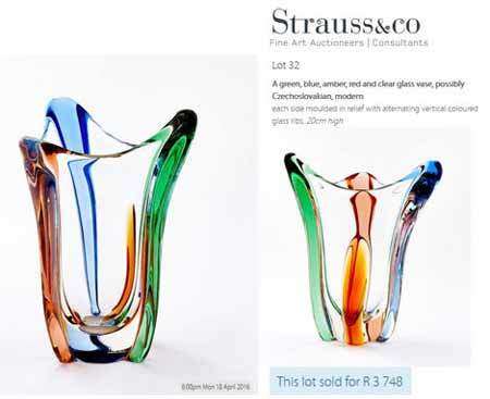 * A MAGNIFICENT & MOST ELEGANT CZECH ART GLASS BOWL DESIGNED BY FRANTISEK ZEMEK FOR MSTISOV