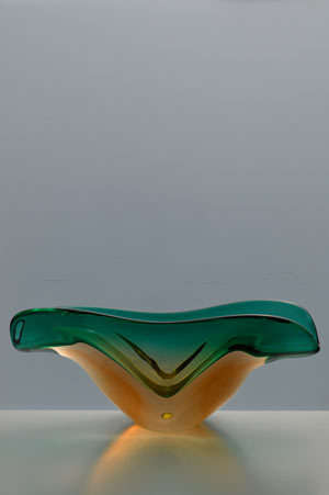 *MAGNIFICENT TOP QUALITY MURANO BOWL - 20TH CENTURY ART GLASS AT ITS VERY BEST!