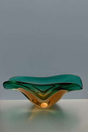 *MAGNIFICENT TOP QUALITY MURANO BOWL - 20TH CENTURY ART GLASS AT ITS VERY BEST!