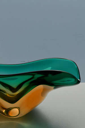 *MAGNIFICENT TOP QUALITY MURANO BOWL - 20TH CENTURY ART GLASS AT ITS VERY BEST!