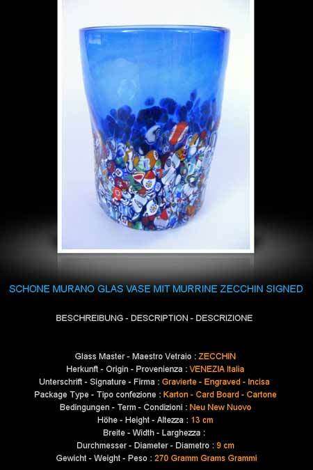 MAGNIFICENT BEAUTY. BRAND NEW, SIGNED & IN ORIGINAL PACKAGING. MURANO TUMBLER IMPORTED FROM ITALY!