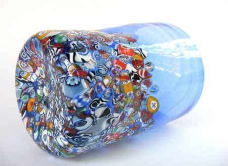 MAGNIFICENT BEAUTY. BRAND NEW, SIGNED & IN ORIGINAL PACKAGING. MURANO TUMBLER IMPORTED FROM ITALY!