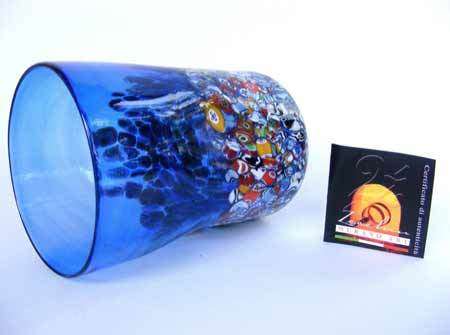 MAGNIFICENT BEAUTY. BRAND NEW, SIGNED & IN ORIGINAL PACKAGING. MURANO TUMBLER IMPORTED FROM ITALY!
