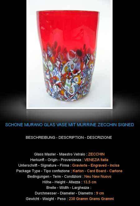 MAGNIFICENT BEAUTY. BRAND NEW, SIGNED & IN ORIGINAL PACKAGING. MURANO TUMBLER IMPORTED FROM ITALY!