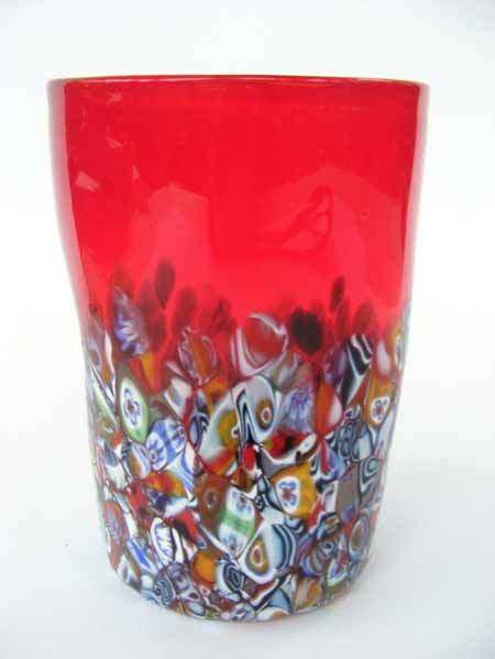 MAGNIFICENT BEAUTY. BRAND NEW, SIGNED & IN ORIGINAL PACKAGING. MURANO TUMBLER IMPORTED FROM ITALY!
