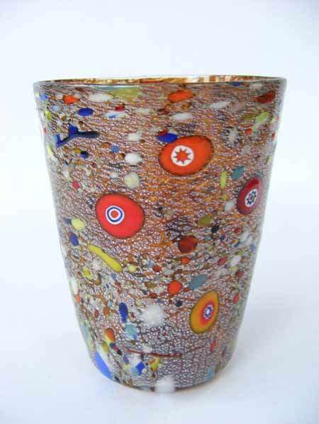 MAGNIFICENT BEAUTY. BRAND NEW, SIGNED & IN ORIGINAL PACKAGING. MURANO TUMBLER IMPORTED FROM ITALY!