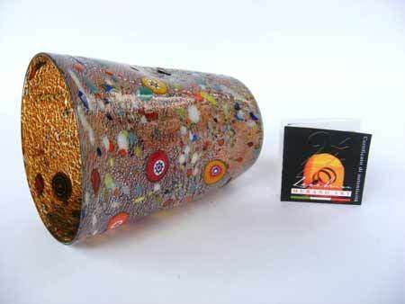 MAGNIFICENT BEAUTY. BRAND NEW, SIGNED & IN ORIGINAL PACKAGING. MURANO TUMBLER IMPORTED FROM ITALY!