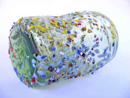 MAGNIFICENT BEAUTY. BRAND NEW, SIGNED & IN ORIGINAL PACKAGING. MURANO TUMBLER IMPORTED FROM ITALY!