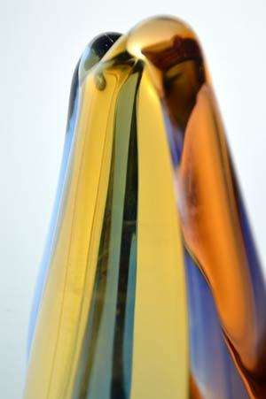 * AN ICON OF CZECH ART GLASS, A MOST ELEGANT VASE DESIGNED BY HANA MACHOVSKA FOR MSTISOV IN 1960