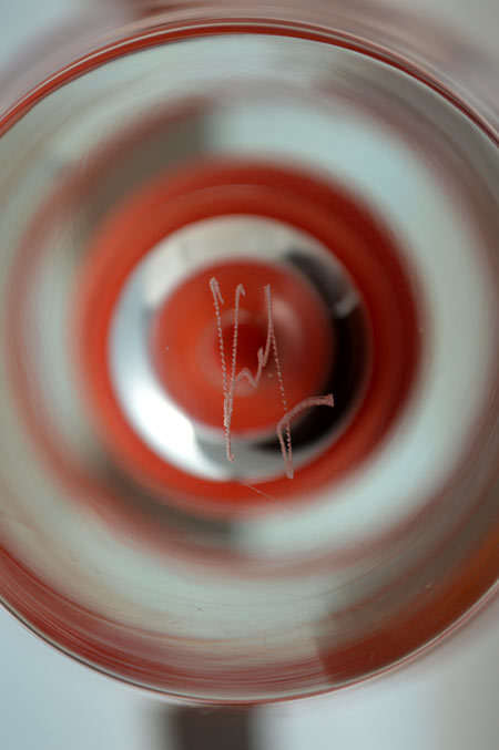 HEAVY MAGNIFICENT CONTEMPORARY CZECH ART GLASS SCULPTURAL VASE DESIGNED BY JERONIM TISLJAR