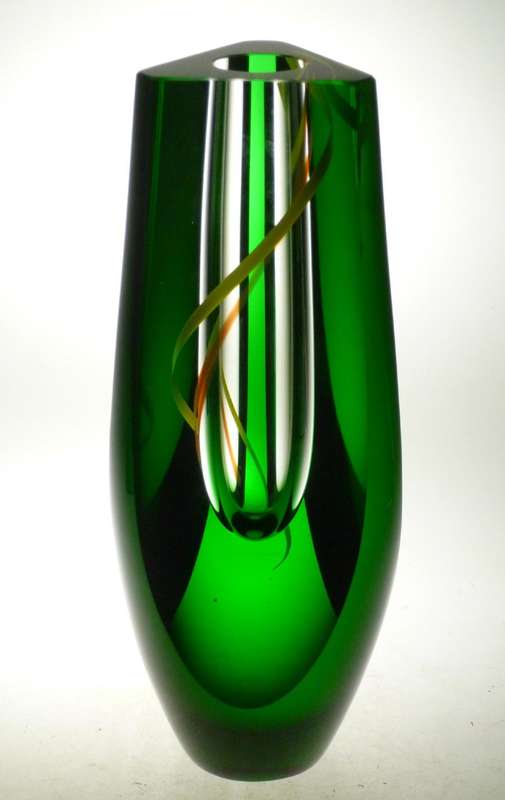 MAGNIFICENT 21st CENTURY CZECH ART GLASS! CONTEMPORAY DESIGN BY MR PAVEL HAVELKA (Zdár nad Sázavou)