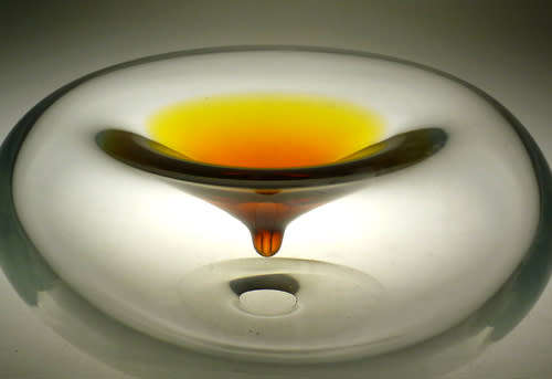 DAZZLINGLY BEAUTIFUL MODERN CZECH ART GLASS ARCHITECTURAL OBJECT, DESIGNED BY TEREZA KOVARIKOVA