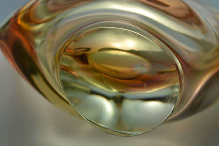 ** MAGNIFICENT AND VERY RARE ART GLASS SCULPTURE - CZECH ART GLASS AT ITS BEST! 'UNIKAT' STUDIO ITEM