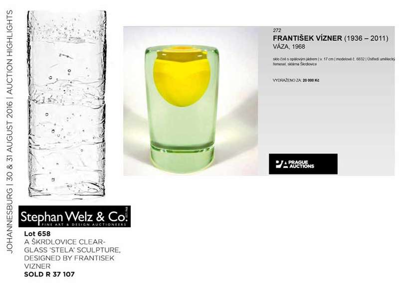 MAGNIFICENT RARE VASE/SCULPTURAL OBJECT BY FRANTISEK VIZNER (1936-2011): A UNIQUE COLLECTOR`S ITEM