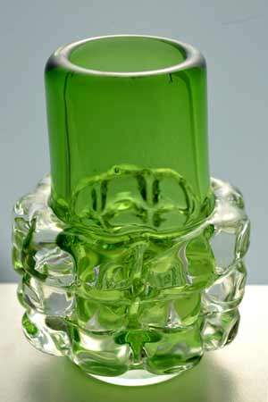 A RARE & SOUGHT-AFTER SCULPTURAL VASE BY FRANTISEK VIZNER (1936-2011): A COLLECTOR`S ITEM FROM 1971!
