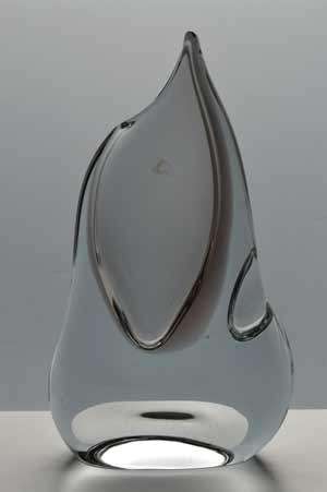MOST ELEGANT & MOUTHWATERINGLY BEAUTIFUL CZECH ART GLASS VASE, DESIGNED BY JOSEF CVRCEK