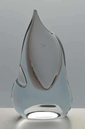 MOST ELEGANT & MOUTHWATERINGLY BEAUTIFUL CZECH ART GLASS VASE, DESIGNED BY JOSEF CVRCEK