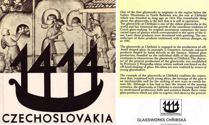 CZECH ART GLASS CHRIBSKA SCULPTURAL `SPUTNIK` DESIGN BY PROF JOSEF HOSPODKA IN THE 1960s