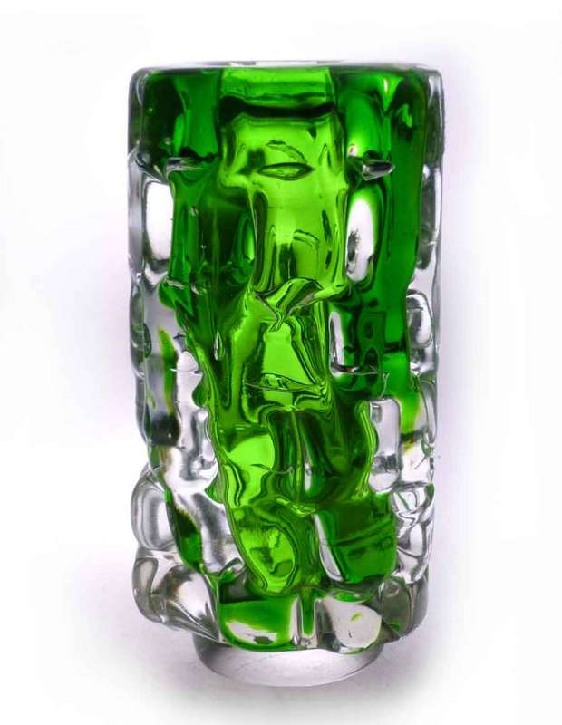 A RARE & SOUGHT-AFTER SCULPTURAL VASE BY FRANTISEK VIZNER (1936-2011): A COLLECTOR`S ITEM FROM 1971!