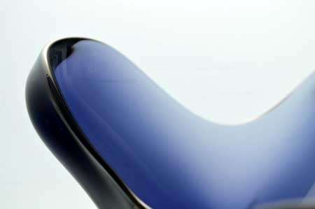 SUPERB CZECH ART GLASS SKRDLOVICE BOWL DESIGNED BY EMANUEL BERANEK (1899-1972) IN 1959