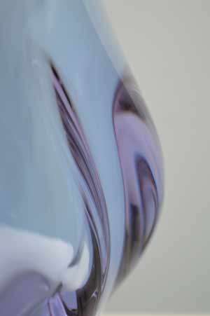 * MAGNIFICENT ZBS CZECH ART GLASS VASE, DESIGNED BY PROF MILOSLAV KLINGER (1922-1999)