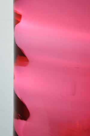 A DAZZLING MODERNIST OPTICAL NOVY BOR ART GLASS VASE DESIGNED BY KAREL WUNSCH : WITH BOHEMIA LABEL