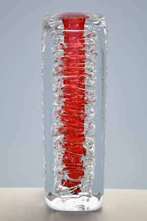 MAGNIFICENT RARE VASE/SCULPTURAL OBJECT BY FRANTISEK VIZNER (1936-2011): A UNIQUE COLLECTOR`S ITEM