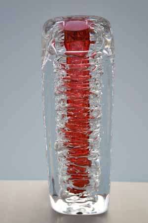 MAGNIFICENT RARE VASE/SCULPTURAL OBJECT BY FRANTISEK VIZNER (1936-2011): A UNIQUE COLLECTOR`S ITEM
