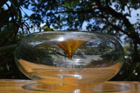 DAZZLINGLY BEAUTIFUL MODERN CZECH ART GLASS ARCHITECTURAL OBJECT, DESIGNED BY TEREZA KOVARIKOVA