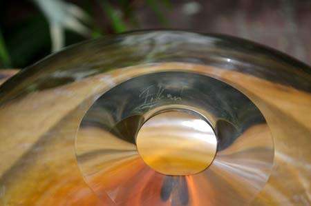 DAZZLINGLY BEAUTIFUL MODERN CZECH ART GLASS ARCHITECTURAL OBJECT, DESIGNED BY TEREZA KOVARIKOVA