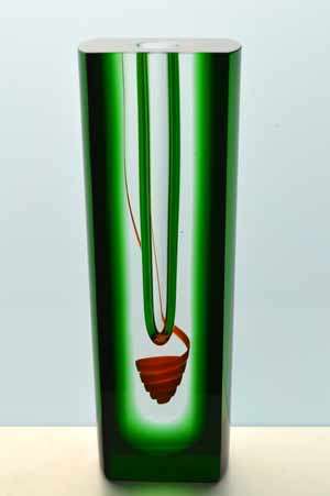 MAGNIFICENT 21st CENTURY CZECH ART GLASS! CONTEMPORAY DESIGN BY MR PAVEL HAVELKA (Zdár nad Sázavou)