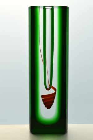 MAGNIFICENT 21st CENTURY CZECH ART GLASS! CONTEMPORAY DESIGN BY MR PAVEL HAVELKA (Zdár nad Sázavou)