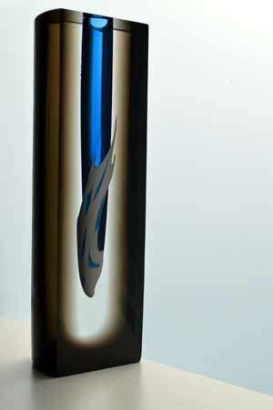 MAGNIFICENT 21st CENTURY CZECH ART GLASS! CONTEMPORAY DESIGN BY MR PAVEL HAVELKA (Zdár nad Sázavou)