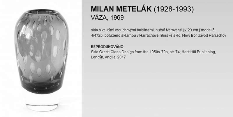 A BEAUTIFUL & RARE FIND: AMBER VASE, DESIGNED BY MILAN METELAK FOR HARRACHOV GLASS