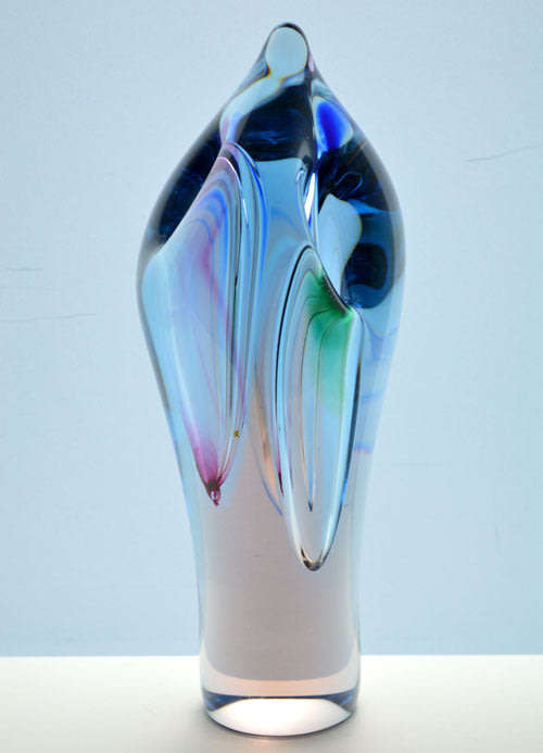 AN IMPORTANT DESIGN: SKRDLOVICE SCULPTURAL DISPLAY OBJECT #5906 DESIGNED BY EMANUEL BERANEK IN 1959