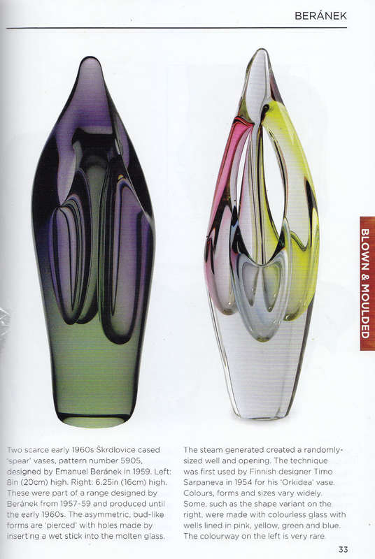 AN IMPORTANT DESIGN: SKRDLOVICE SCULPTURAL DISPLAY OBJECT #5906 DESIGNED BY EMANUEL BERANEK IN 1959