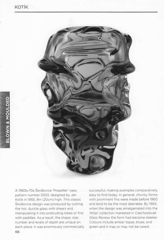 * HALLMARK DESIGN: HEAVY SKRDLOVICE 'ATLAS' (PROPELLER) VASE, DESIGNED BY JAN KOTIK