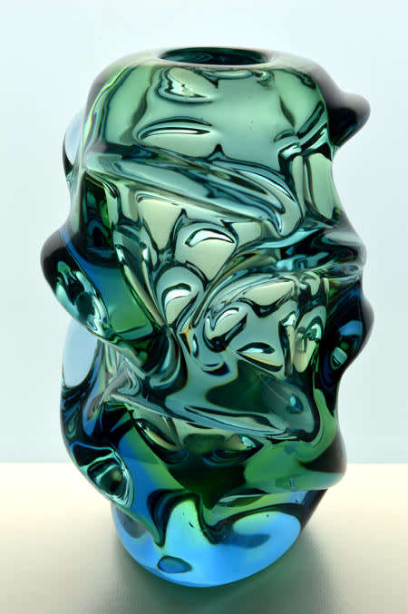 * HALLMARK DESIGN: HEAVY SKRDLOVICE 'ATLAS' (PROPELLER) VASE, DESIGNED BY JAN KOTIK