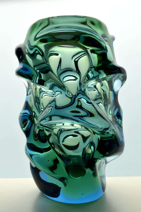 * HALLMARK DESIGN: HEAVY SKRDLOVICE 'ATLAS' (PROPELLER) VASE, DESIGNED BY JAN KOTIK