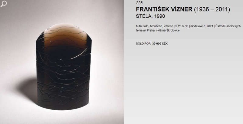 MAGNIFICENT VERY RARE SCULPTURAL OBJECT BY FRANTISEK VIZNER (1936-2011): A UNIQUE COLLECTOR`S ITEM